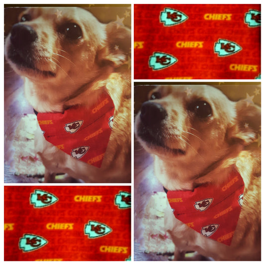 Chiefs Sports Pet Bandanas