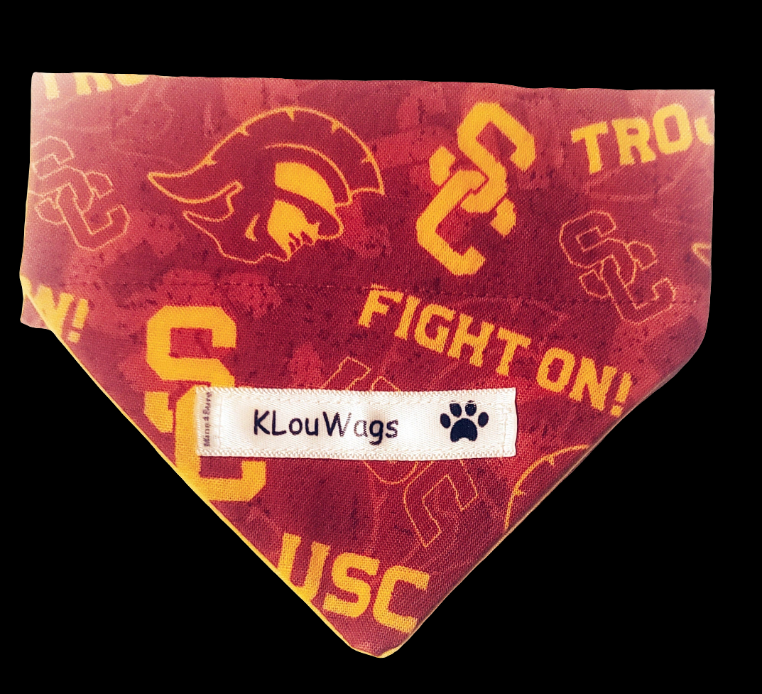 USC Sports Pet Bandanas