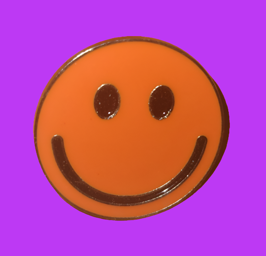 Happy Face Pin