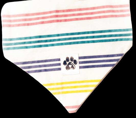 Striped Pet Bandanas