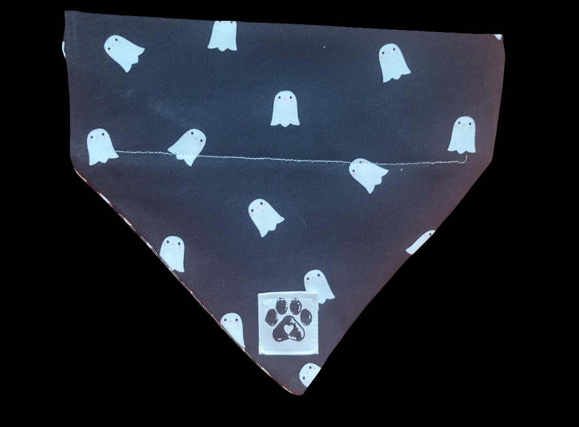 Fall Ghost Slip Pet Bandana