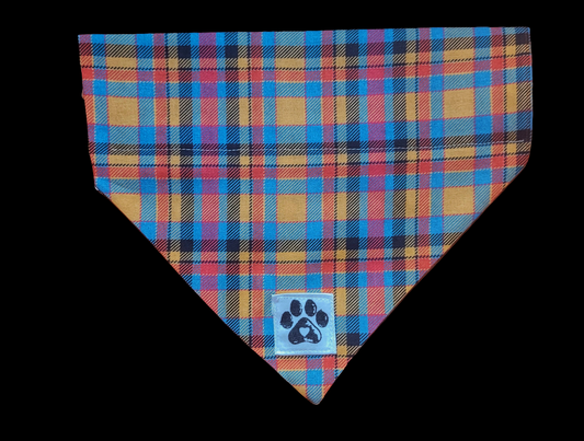 Fall Plaid Slip bandana