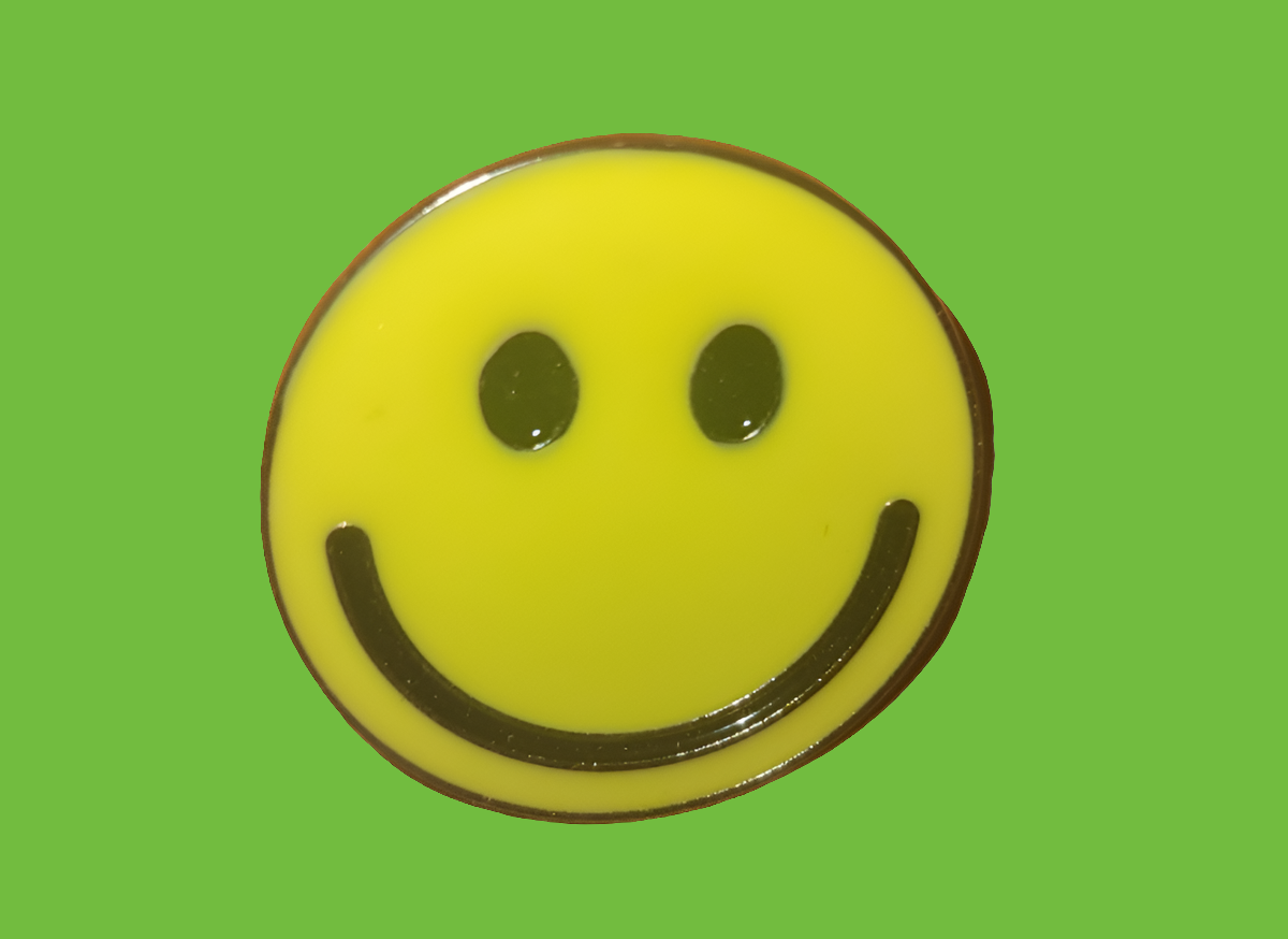 Happy Face Pin