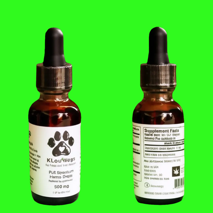 Full Spectrum Hemp Drops: For pets and people