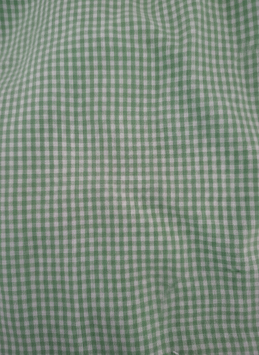 Plaid Green Slip-On Bandana